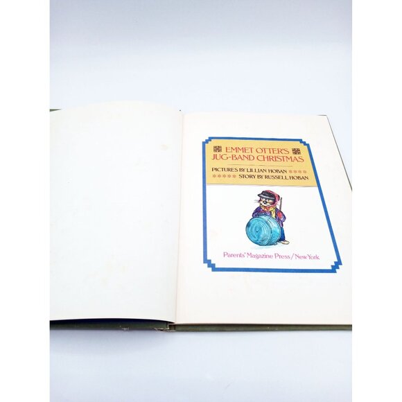 Emmet Otter’s Jug-Band Christmas HC Book 1971 Russell Hoban Lillian Hoban Henson - Picture 10 of 16